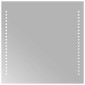 vidaXL Καθρέφτης Μπάνιου με LED 40x40 εκ.