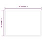 vidaXL Καθρέφτης Μπάνιου με LED 70x50 εκ.