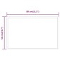 vidaXL Καθρέφτης Μπάνιου με LED 80x50 εκ.