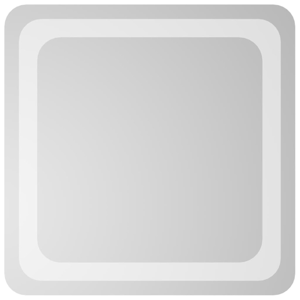 vidaXL Καθρέφτης Μπάνιου με LED 40x40 εκ.