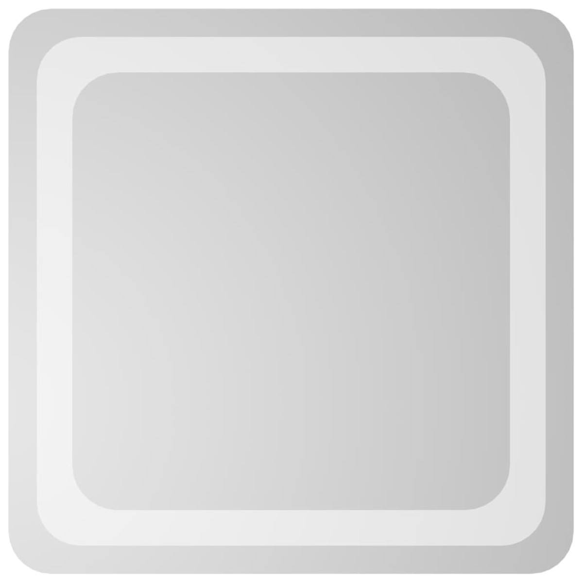 vidaXL Καθρέφτης Μπάνιου με LED 40x40 εκ.