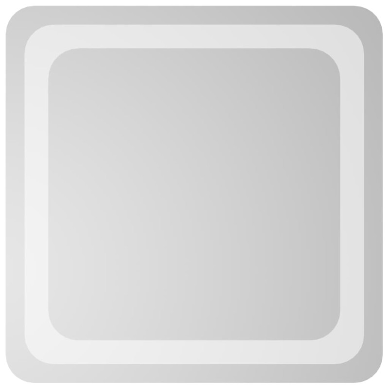 vidaXL Καθρέφτης Μπάνιου με LED 40x40 εκ.