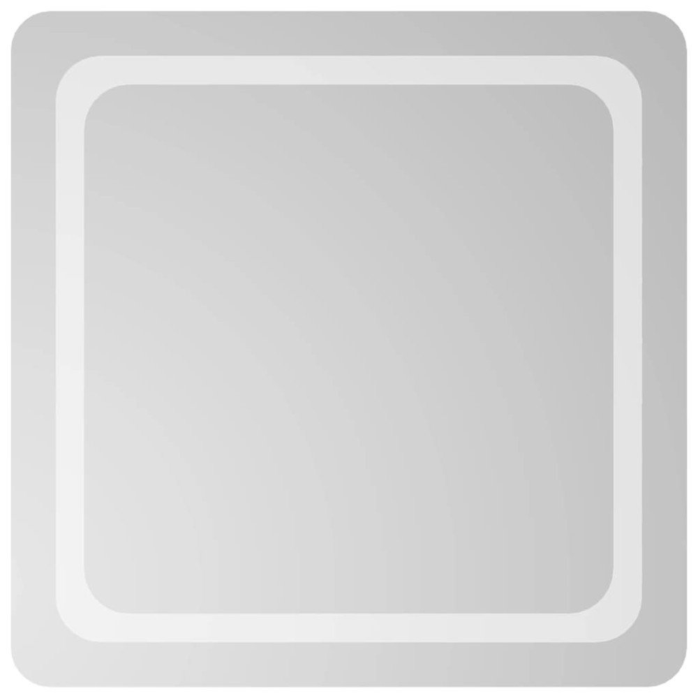 vidaXL Καθρέφτης Μπάνιου με LED 60x60 εκ.