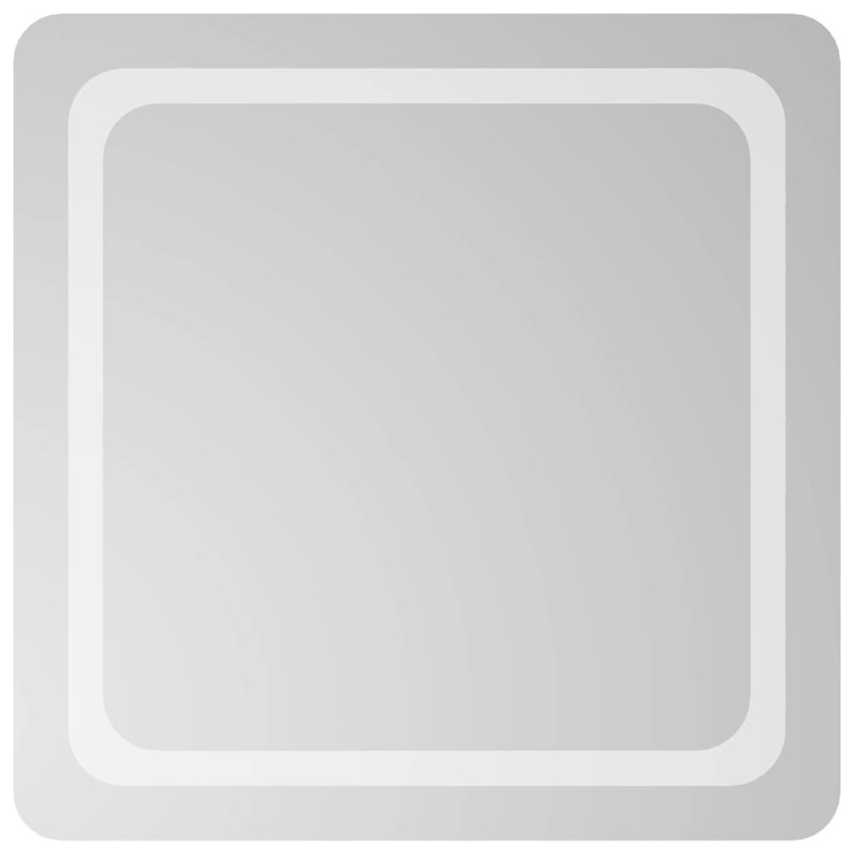 vidaXL Καθρέφτης Μπάνιου με LED 60x60 εκ.