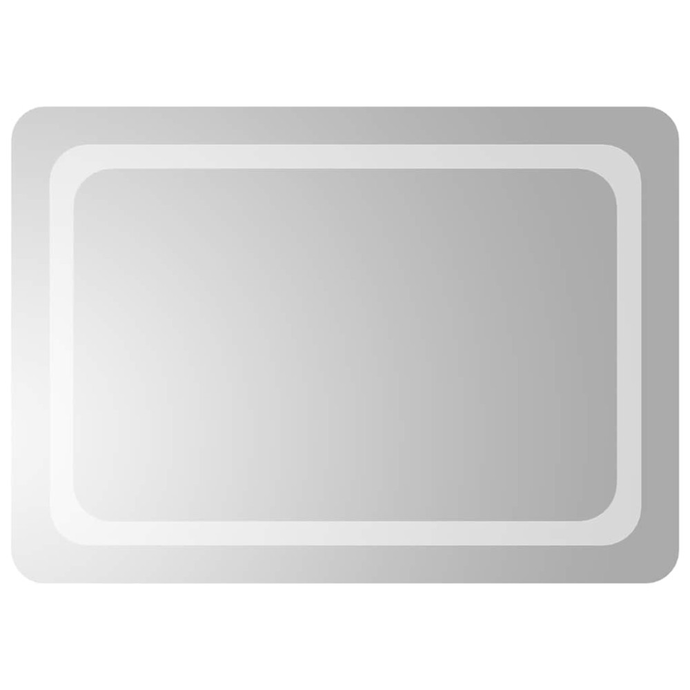 vidaXL Καθρέφτης Μπάνιου με LED 70x50 εκ.