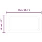 vidaXL Καθρέφτης Μπάνιου με LED 80x40 εκ.