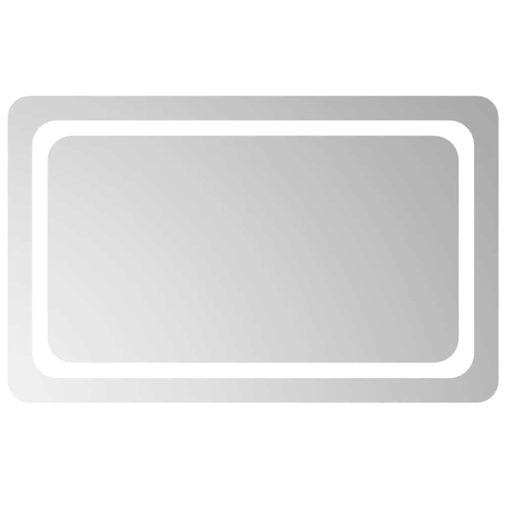 vidaXL Καθρέφτης Μπάνιου με LED 80x50 εκ.