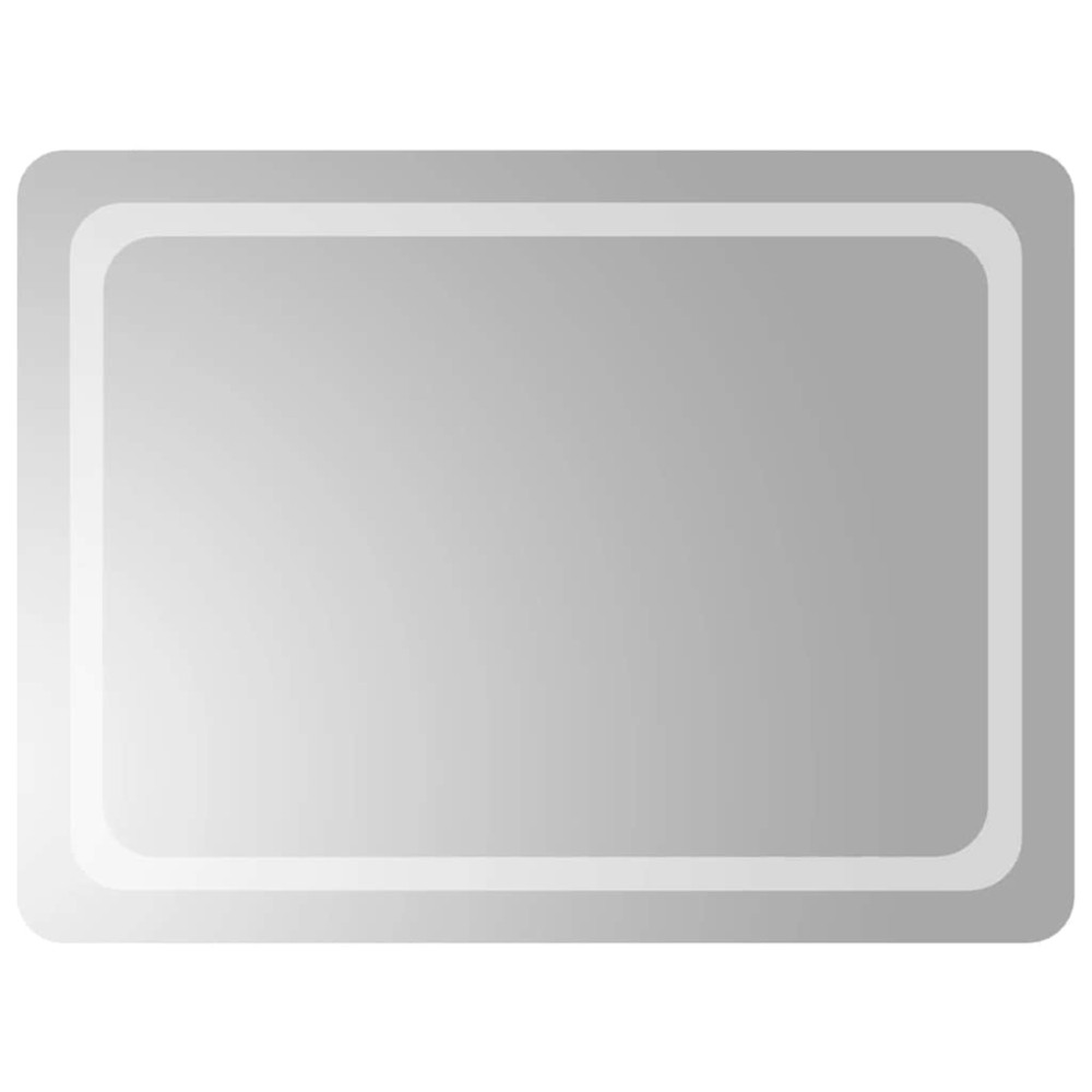 vidaXL Καθρέφτης Μπάνιου με LED 80x60 εκ.