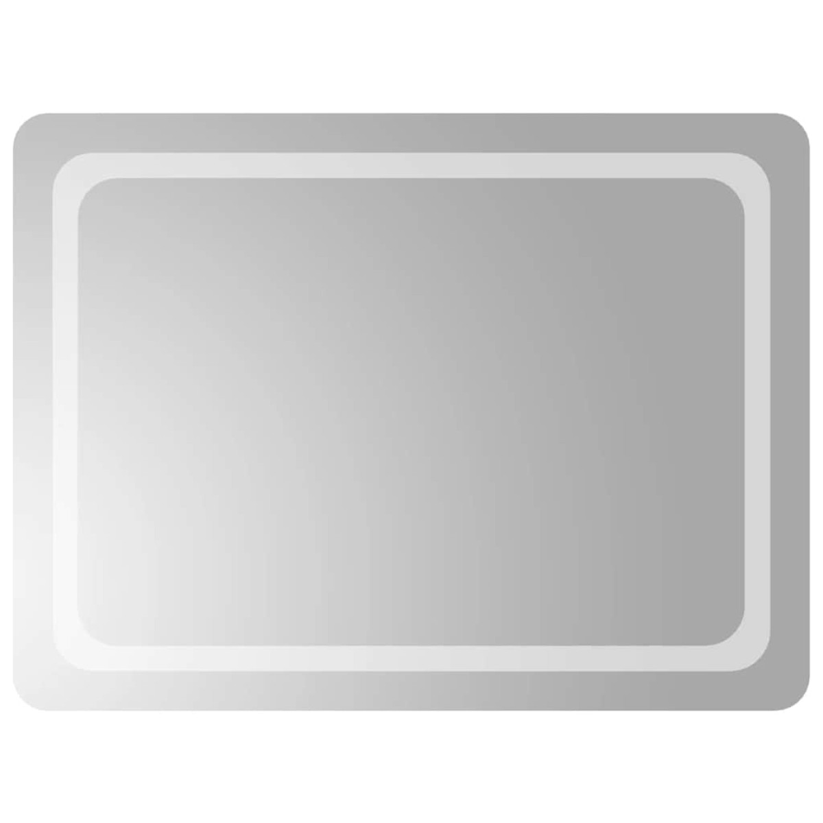 vidaXL Καθρέφτης Μπάνιου με LED 80x60 εκ.