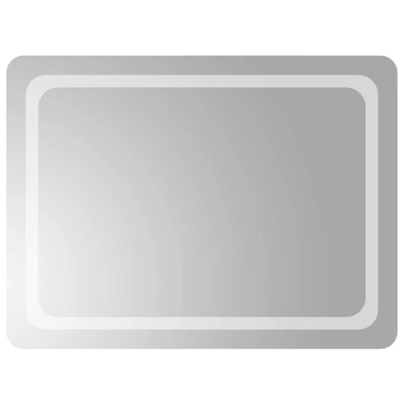 vidaXL Καθρέφτης Μπάνιου με LED 80x60 εκ.