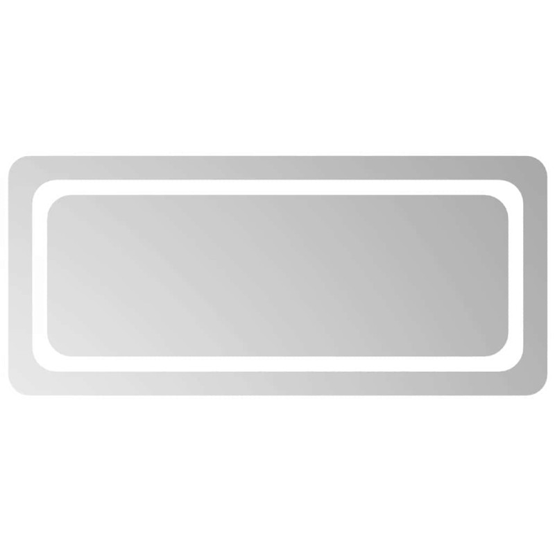 vidaXL Καθρέφτης Μπάνιου με LED 90x40 εκ.