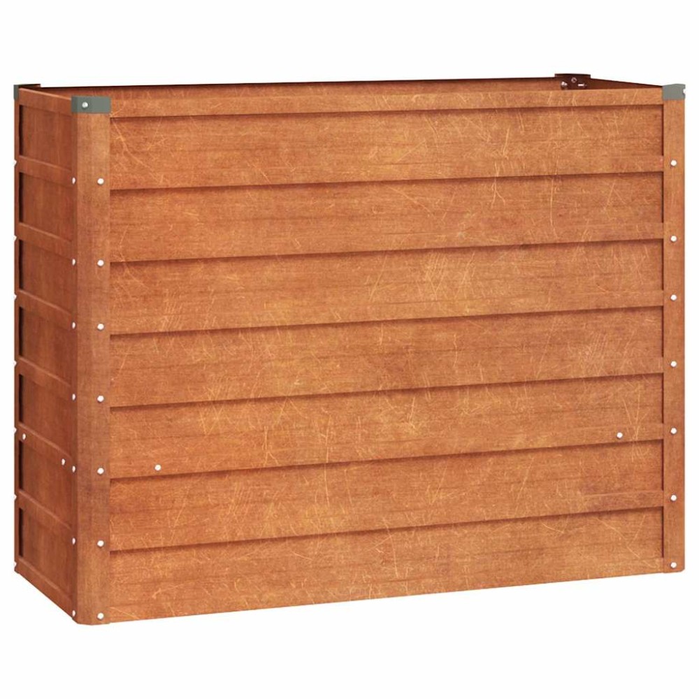 vidaXL Ζαρντινιέρα Σκουριασμένο 100x40x77 εκ. Ατσάλι Σκληρυθέν Αέρα