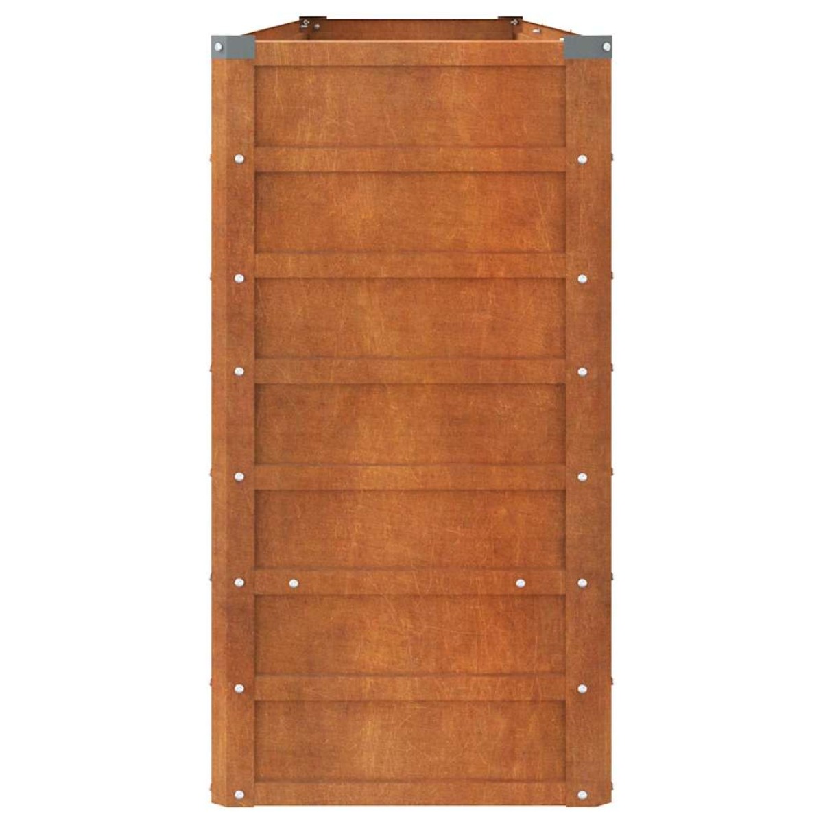 vidaXL Ζαρντινιέρα Σκουριασμένο 240x40x77 εκ. Ατσάλι Σκληρυθέν Αέρα