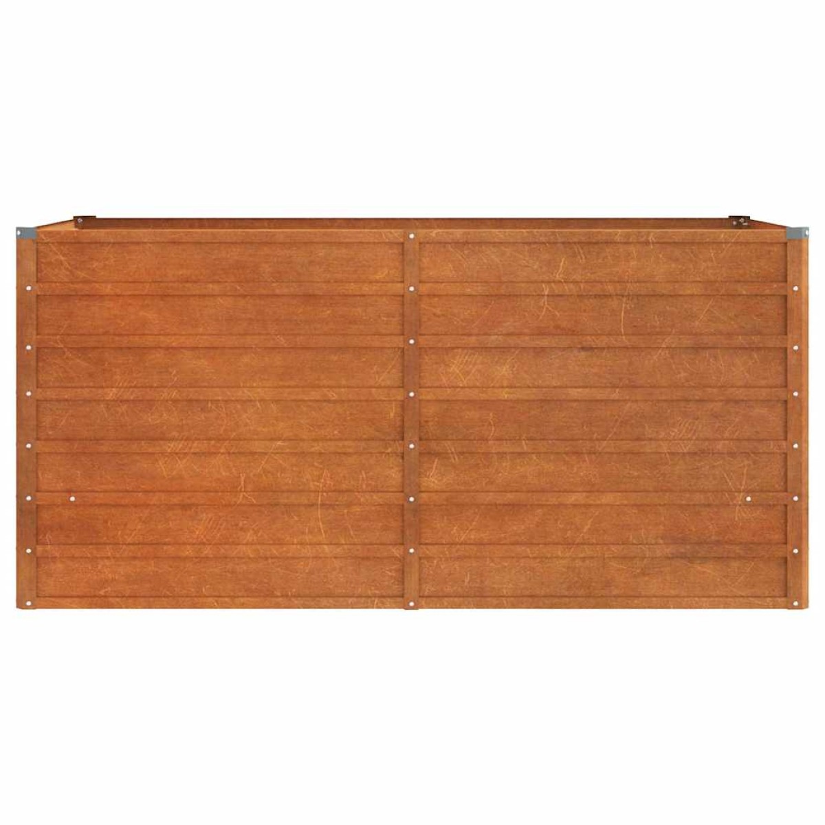 vidaXL Ζαρντινιέρα Σκουριασμένο 160x80x77 εκ. Ατσάλι Σκληρυθέν Αέρα
