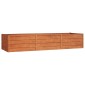 vidaXL Ζαρντινιέρα Σκουριασμένο 240x80x45 εκ. Ατσάλι Σκληρυθέν Αέρα