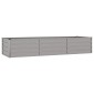 vidaXL Ζαρντινιέρα Σκουριασμένο 240x80x45 εκ. Ατσάλι Σκληρυθέν Αέρα