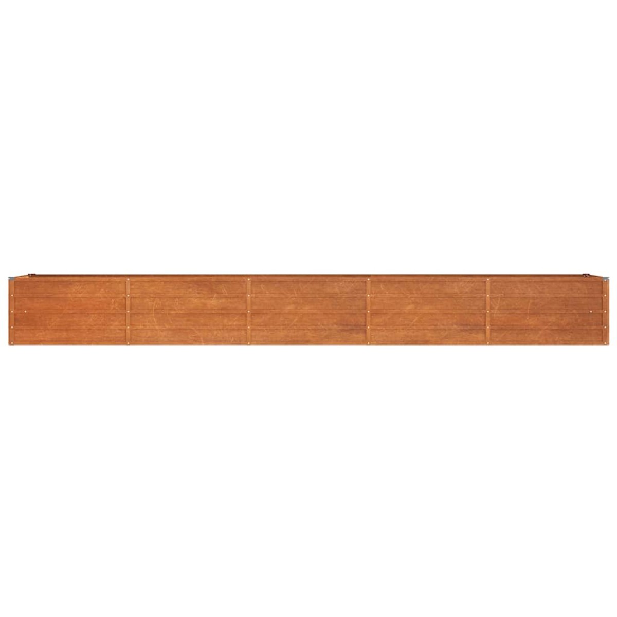 vidaXL Ζαρντινιέρα Σκουριασμένο 400x80x45 εκ. Ατσάλι Σκληρυθέν Αέρα