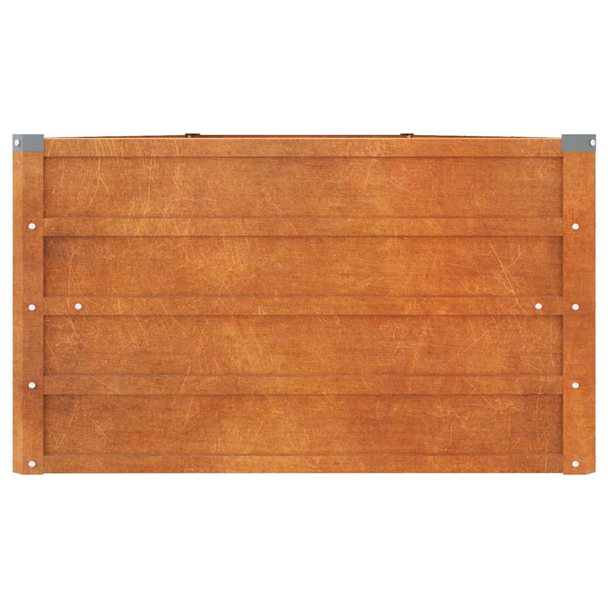 vidaXL Ζαρντινιέρα Σκουριασμένο 400x80x45 εκ. Ατσάλι Σκληρυθέν Αέρα