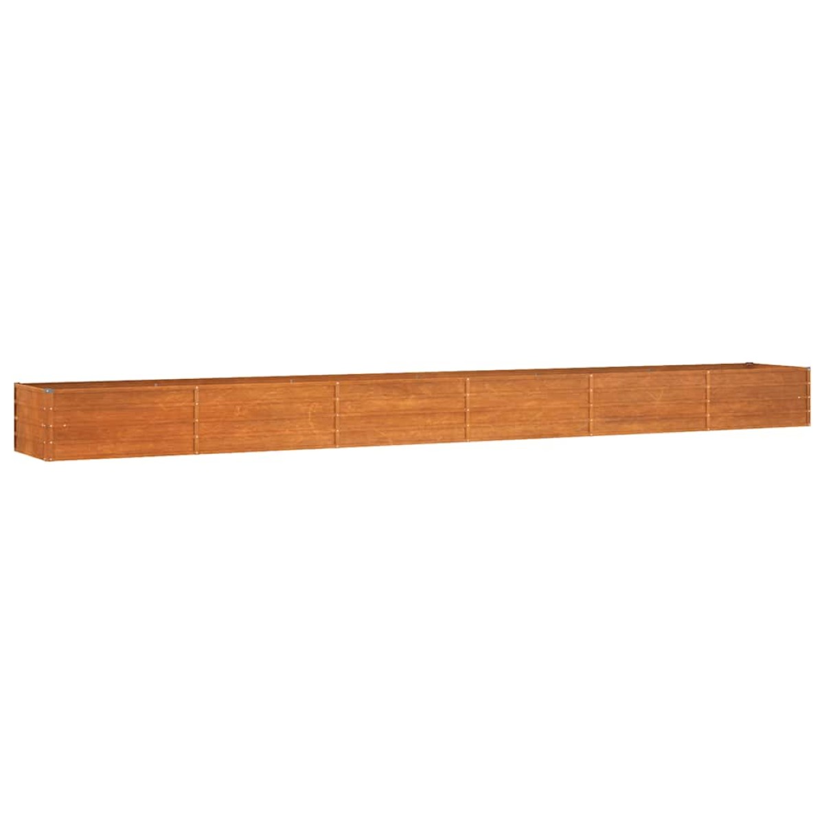 vidaXL Ζαρντινιέρα Σκουριασμένο 600x80x45 εκ. Ατσάλι Σκληρυθέν Αέρα