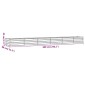 vidaXL Ζαρντινιέρα Σκουριασμένο 600x80x45 εκ. Ατσάλι Σκληρυθέν Αέρα