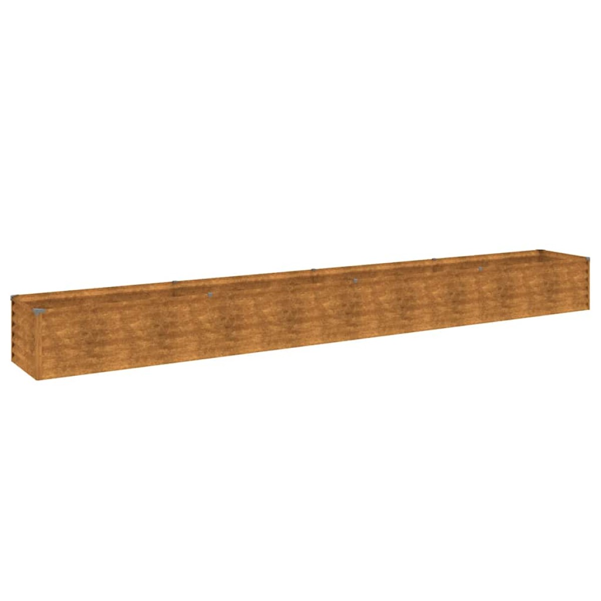 vidaXL Ζαρντινιέρα 386 x 50 x 36 εκ. από Ατσάλι Σκληρυθέν στον Αέρα