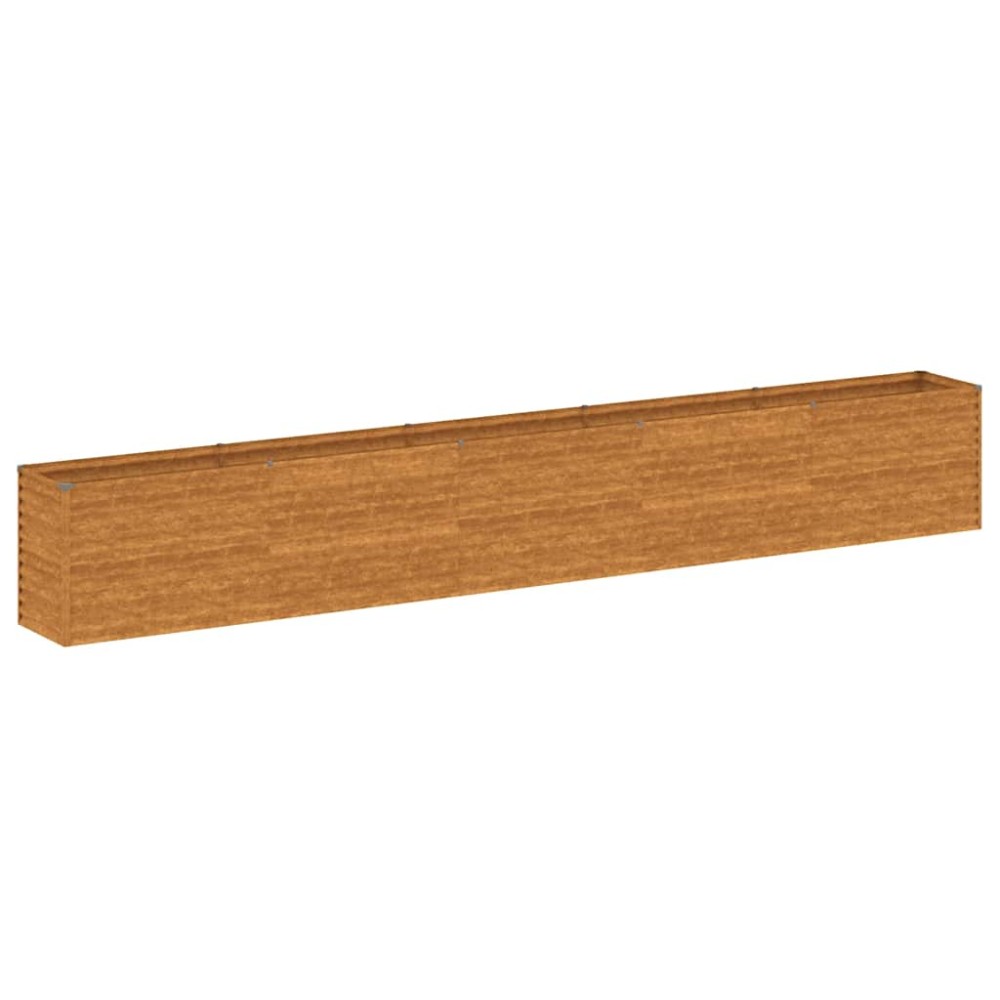 vidaXL Υπερυψωμένο Ζαρντινιέρα Κήπου 482 x 50 x 69 εκ. από Ατσάλι Corten