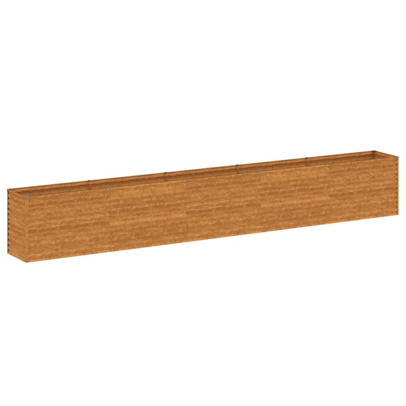 vidaXL Υπερυψωμένο Ζαρντινιέρα Κήπου 482 x 50 x 69 εκ. από Ατσάλι Corten