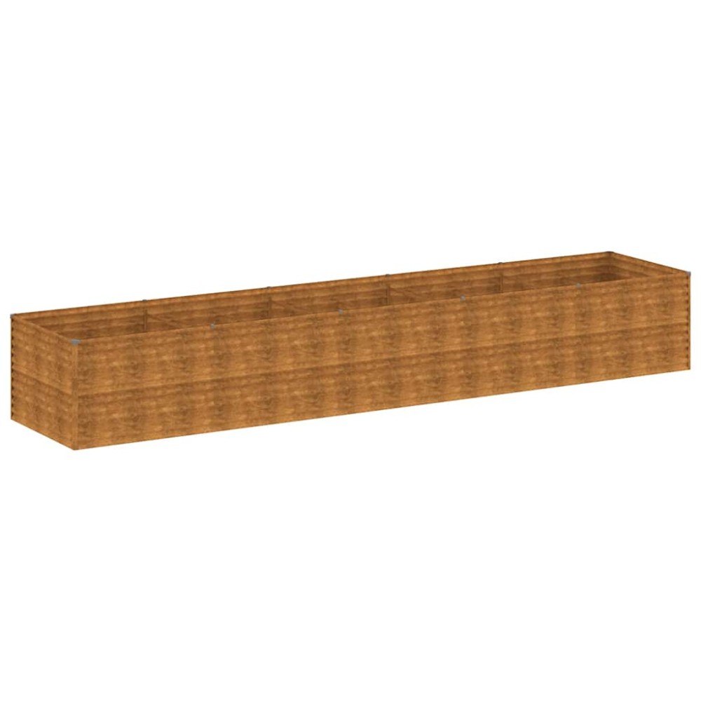 vidaXL Ζαρντινιέρα 479 x 100 x 69 εκ. από Ατσάλι Σκληρυθέν στον Αέρα