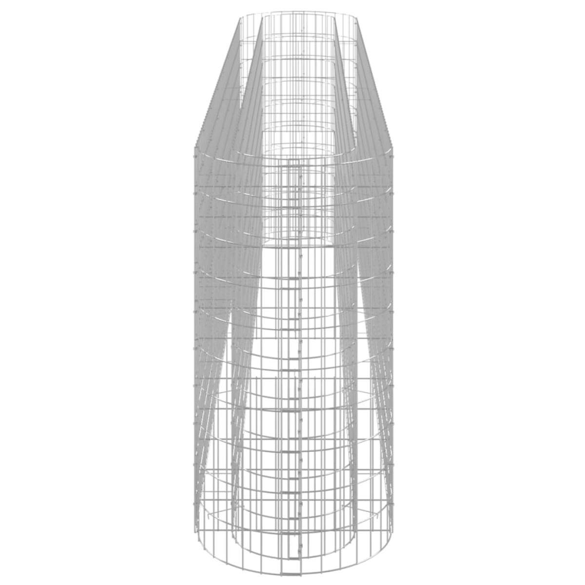 vidaXL Συρματοκιβώτιο-Γλάστρα Υπερυψωμένη 330x50x100 εκ Γαλβαν. Ατσάλι