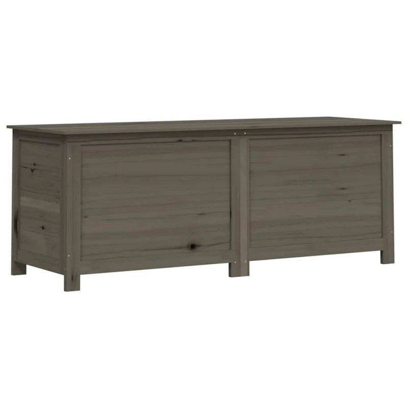 vidaXL Κουτί Μαξιλαριών Εξ. Χώρου Ανθρακί 150x50x56 εκ. Μασίφ Ελάτη