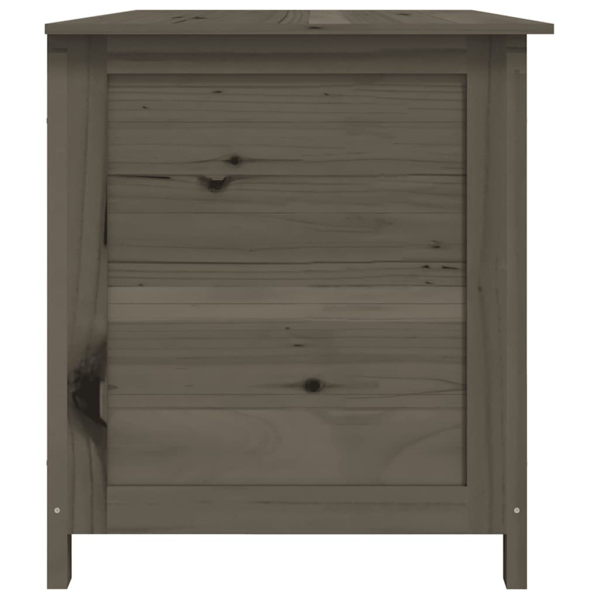vidaXL Κουτί Μαξιλαριών Εξ. Χώρου Ανθρακί 150x50x56 εκ. Μασίφ Ελάτη
