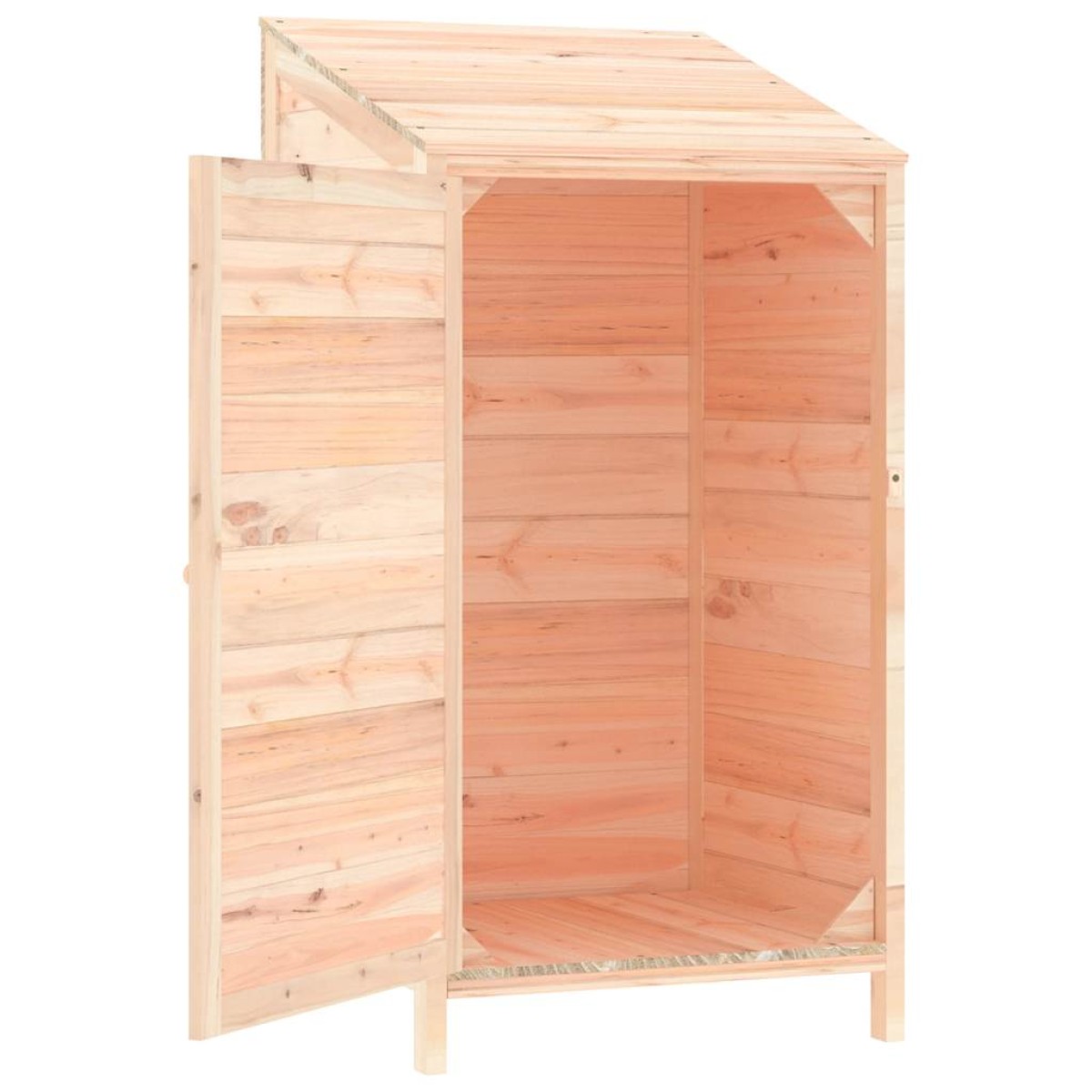 vidaXL Αποθήκη Κήπου 55 x 52 x 112 εκ. από Μασίφ Ξύλο Ελάτης