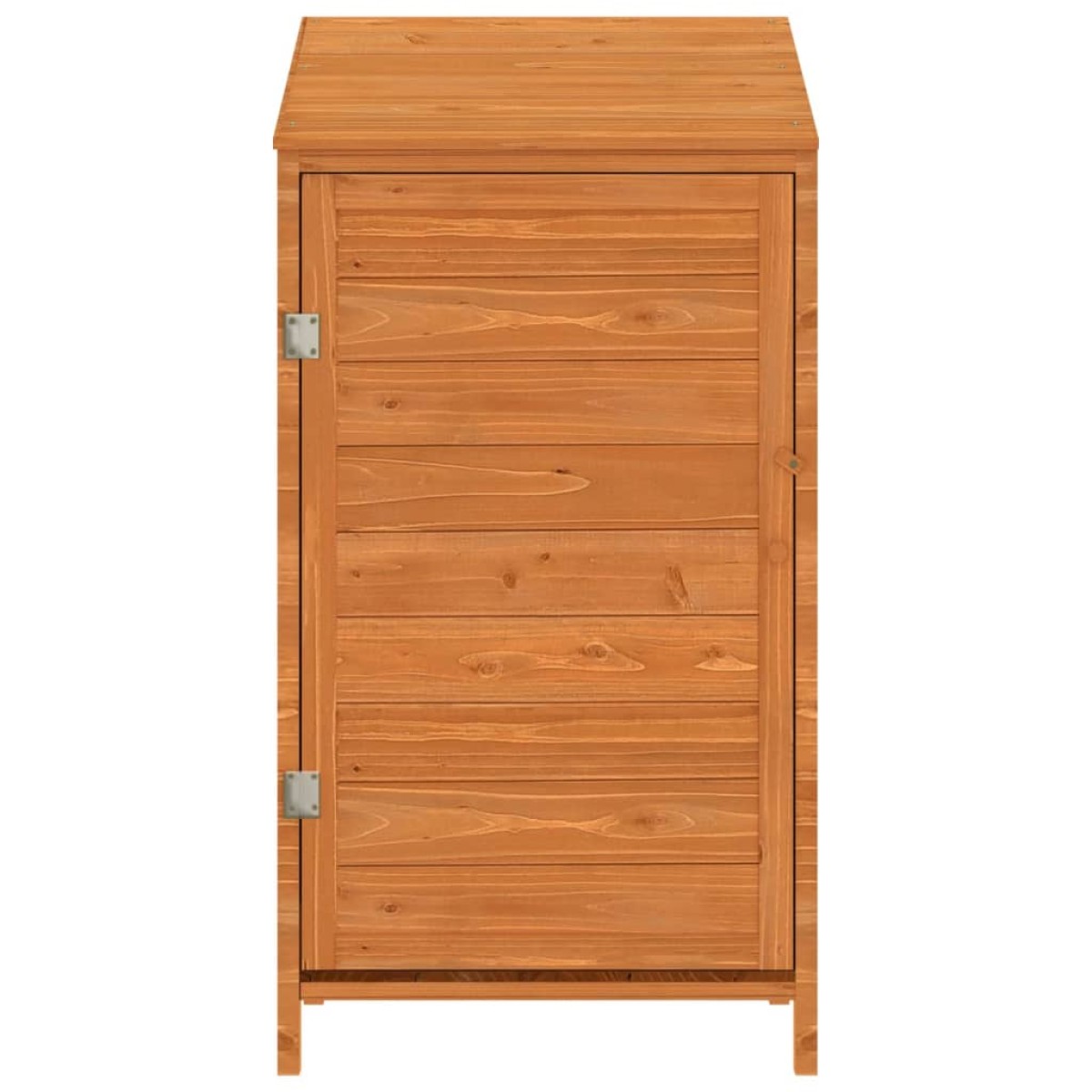 vidaXL Αποθήκη Κήπου Καφέ 55 x 52 x 112 εκ. από Μασίφ Ξύλο Ελάτης