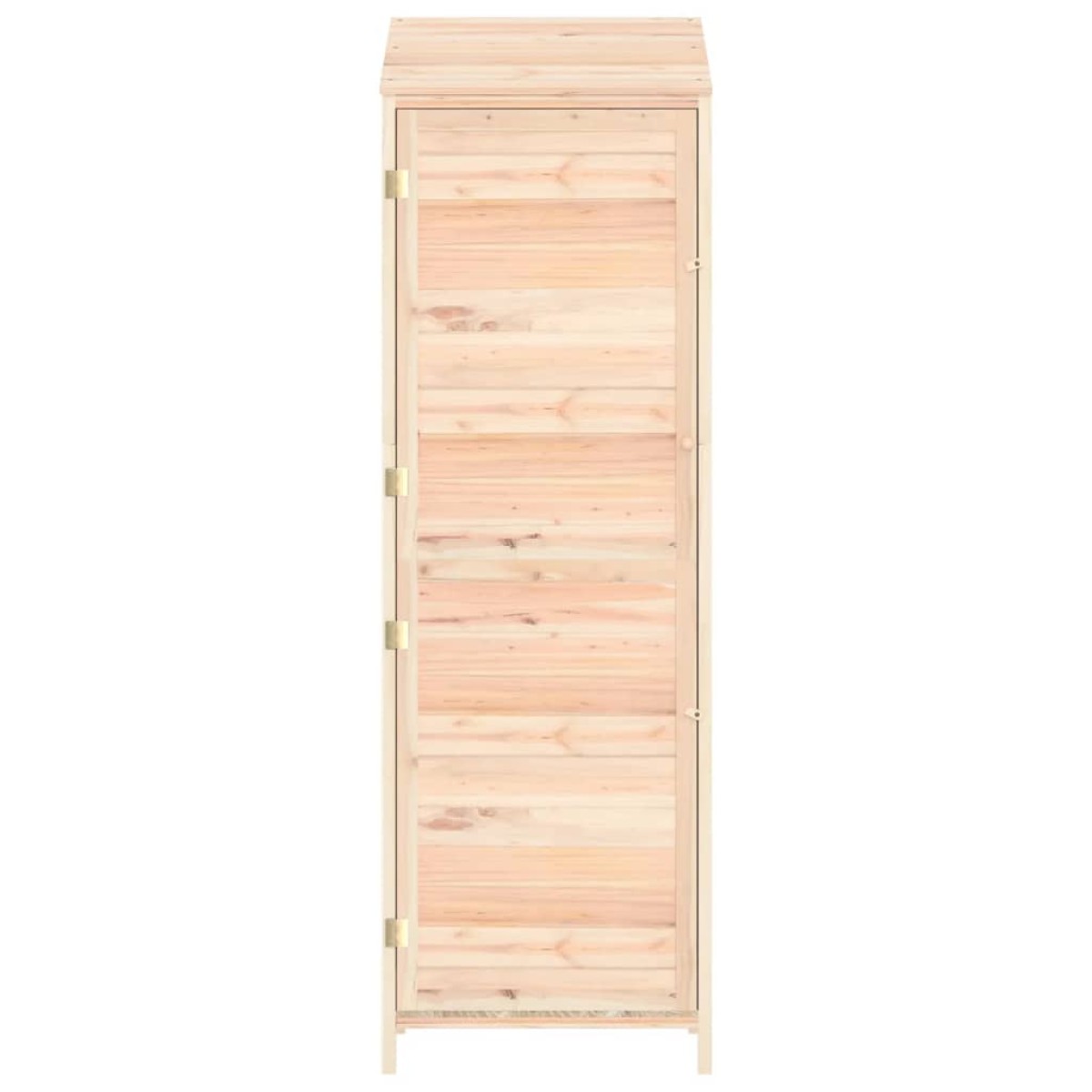 vidaXL Αποθήκη Κήπου 55 x 52 x 174,5 εκ. από Μασίφ Ξύλο Ελάτης