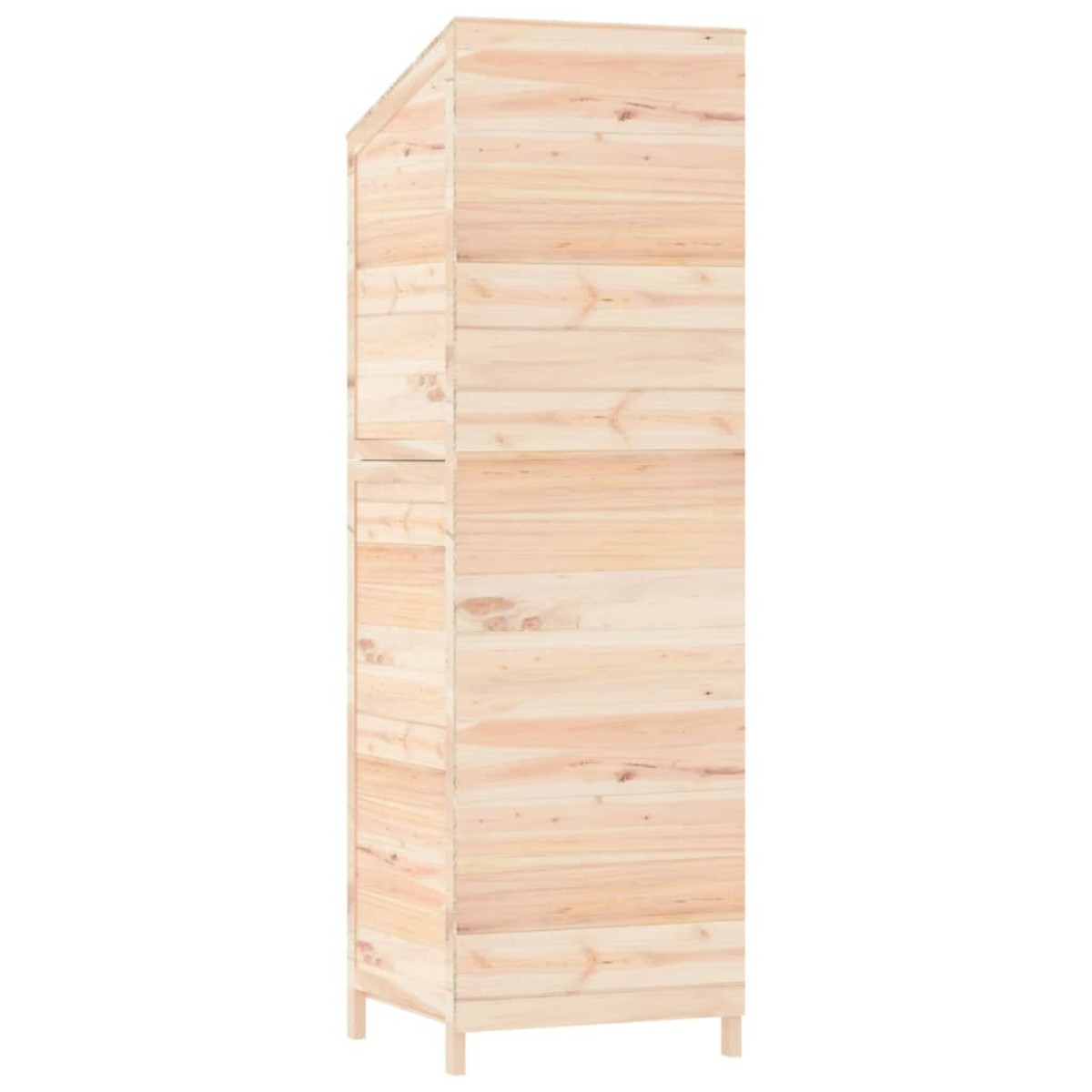 vidaXL Αποθήκη Κήπου 55 x 52 x 174,5 εκ. από Μασίφ Ξύλο Ελάτης