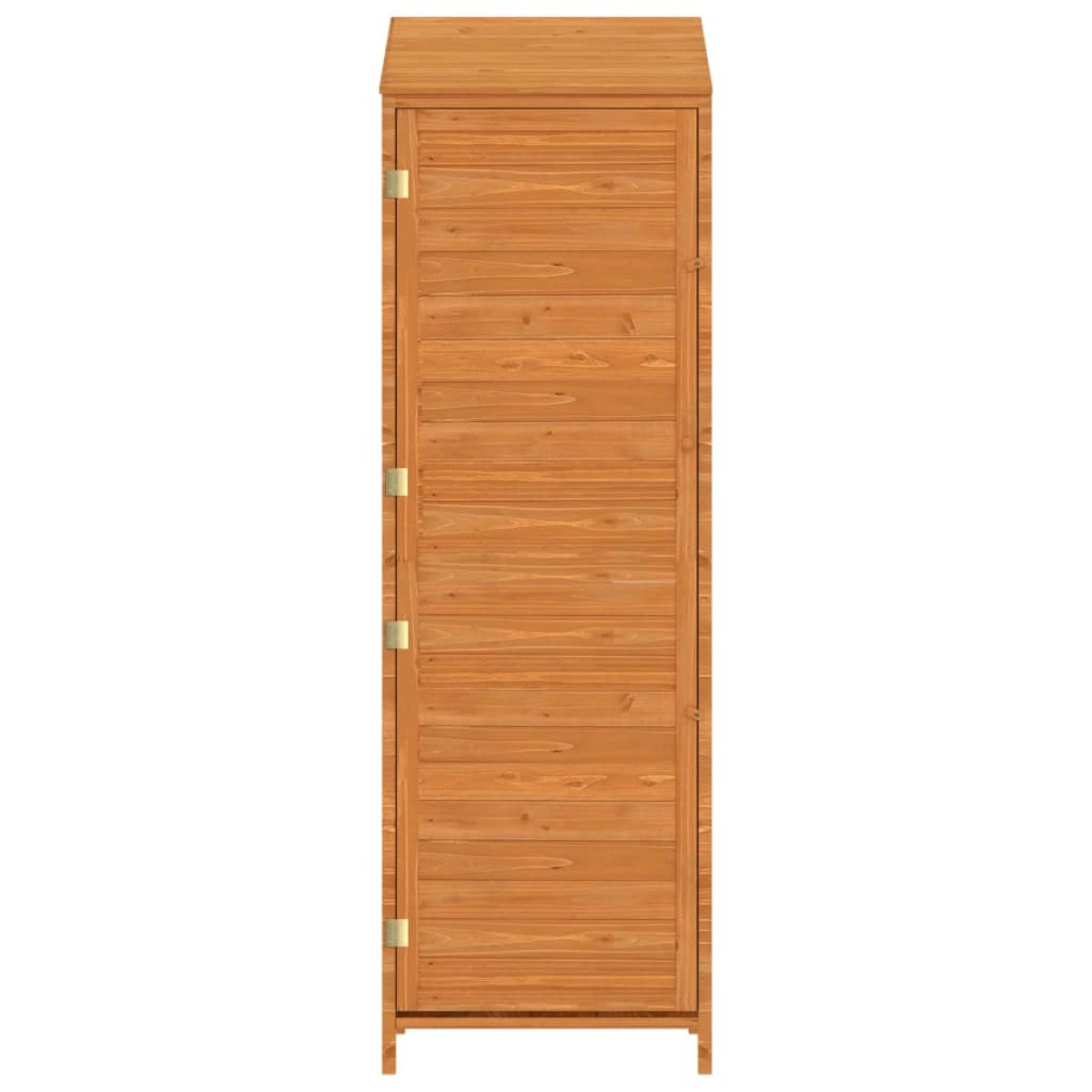 vidaXL Αποθήκη Κήπου Καφέ 55 x 52 x 174,5 εκ. από Μασίφ Ξύλο Ελάτης