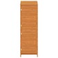 vidaXL Αποθήκη Κήπου Καφέ 55 x 52 x 174,5 εκ. από Μασίφ Ξύλο Ελάτης