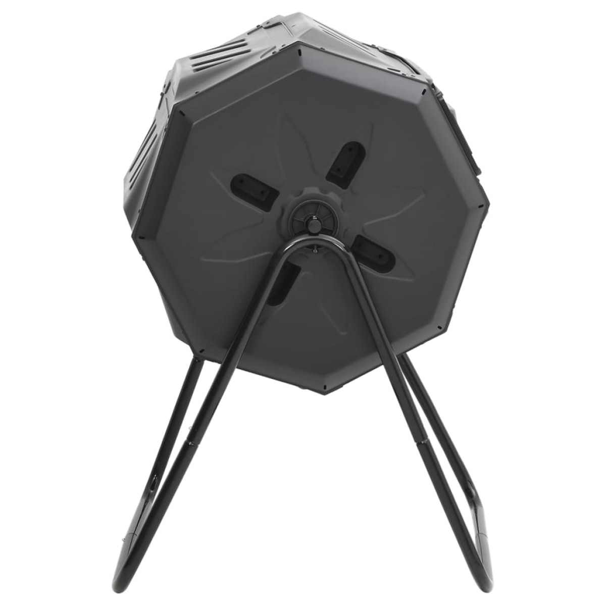 vidaXL Κάδος Κομποστοποίησης Κήπου Μαύρος 73 x 64 x 95 εκ. 160 Λίτρων