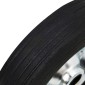 vidaXL Τροχός για Ποδαράκι Τρέιλερ Ø20x5 εκ. από Καουτσούκ & Ατσάλι
