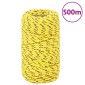 vidaXL Σχοινί Ναυτιλίας Κίτρινο 2 χιλ. 500 μ. από Πολυπροπυλένιο