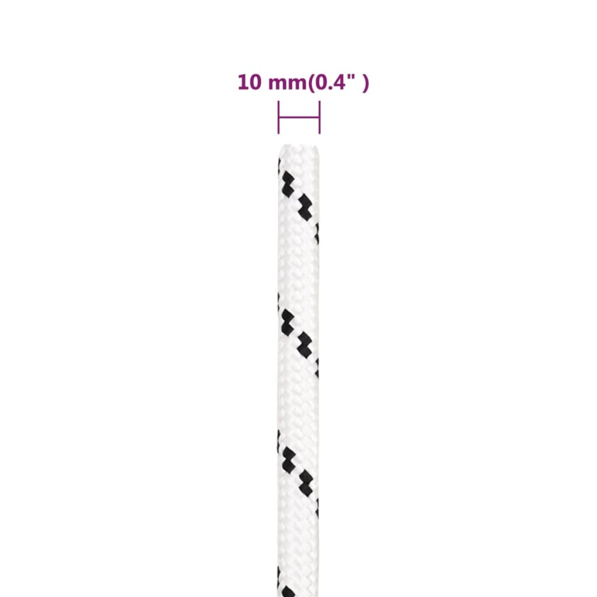 vidaXL Σχοινί Στριφτό 10 χιλ.x 25 μ. από Πολυεστέρα