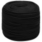 vidaXL Σχοινί Εργασίας Μαύρο 8 χιλ. 250 μ. από Πολυεστέρα