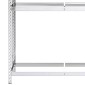 vidaXL Ραφιέρα Ελαστικών 3 Επιπέδων Ασημί 110 x 40 x 200 εκ. Ατσάλι