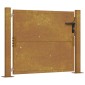 vidaXL Πύλη Κήπου 105x80 εκ. από Ατσάλι Corten