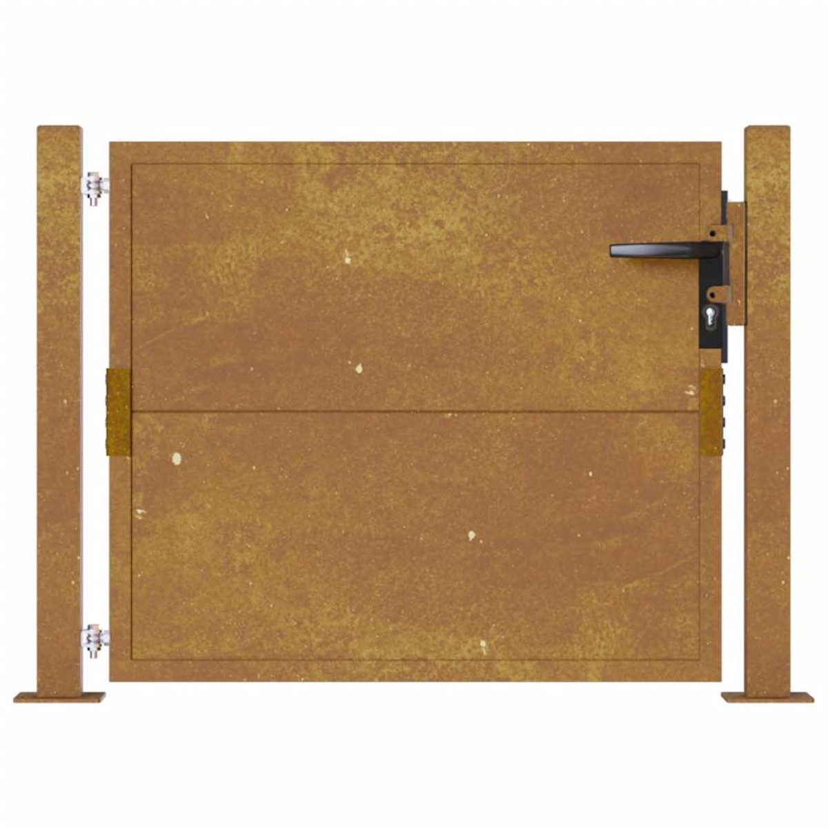 vidaXL Πύλη Κήπου 105x80 εκ. από Ατσάλι Corten