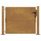 vidaXL Πύλη Κήπου 105 x 105 εκ. από Ατσάλι Corten
