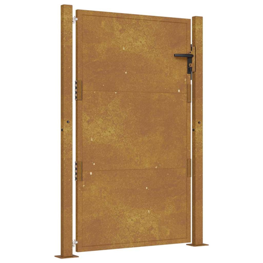 vidaXL Πόρτα Κήπου 100x125 εκ. από Ατσάλι Corten