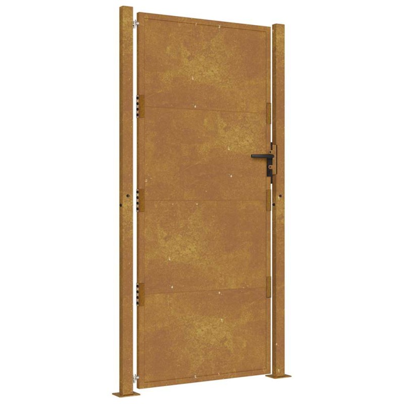 vidaXL Πόρτα Κήπου 100x175 εκ. από Ατσάλι Corten