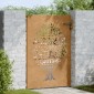 vidaXL Πύλη Κήπου με Σχέδιο Δέντρο 85 x 150 εκ. από Ατσάλι Corten
