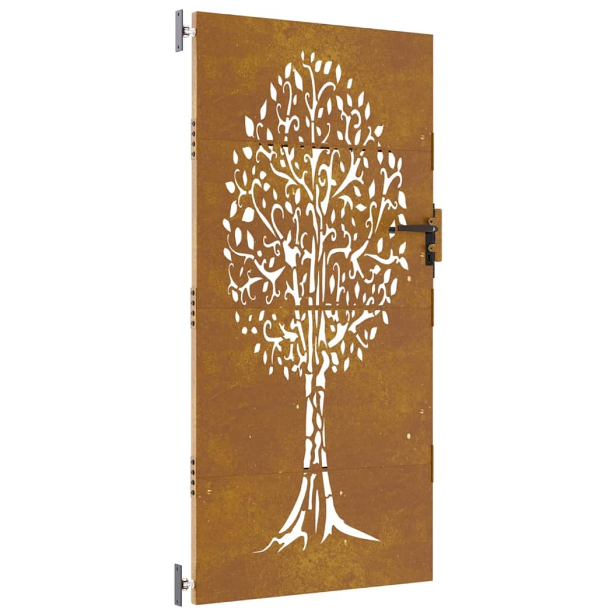 vidaXL Πύλη Κήπου με Σχέδιο Δέντρο 85 x 175 εκ. από Ατσάλι Corten